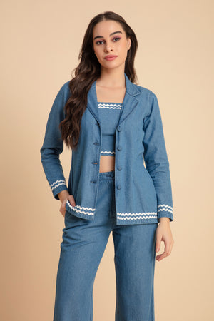 Three Piece Green Cargo Coord Set