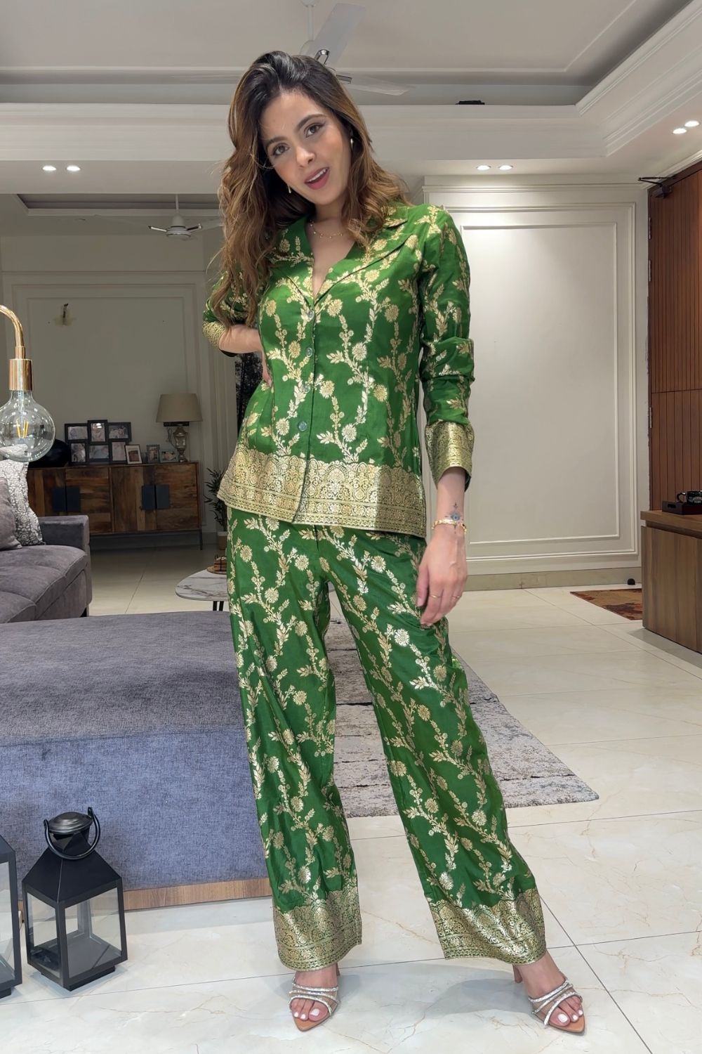 Jade Blossom Suit