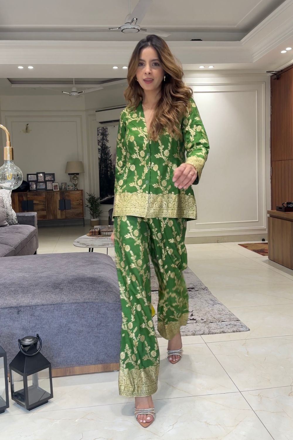 Jade Blossom Suit